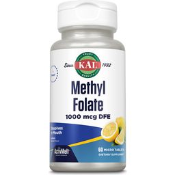 Solaray Methylfolát - 60 cucacích pastilek