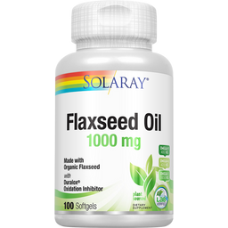 Solaray Lenmagolaj (Flaxseed Oil) - 100 lágyzselé kapszula
