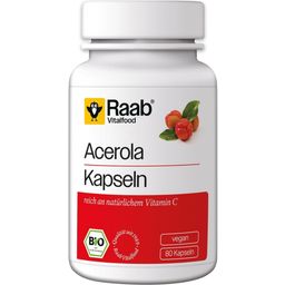 Raab Vitalfood Organic Acerola 500 mg - 80 capsules