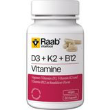 Raab Vitalfood Vitamin D3 + K2 + B12 460 mg
