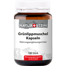 Naturstein Grünlippmuschel - 100 Kapseln