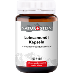 Naturstein Leinsamenöl - 100 Kapseln