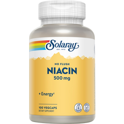 Solaray No Flush Niacin Kapslar - 100 veg. kapslar