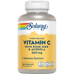 Solaray Timed Release Vitamin C - Gélules - 250 gélules veg.