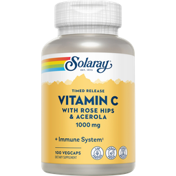 Solaray Vitamin C 1000mg Timed Release - 100 veg. capsules