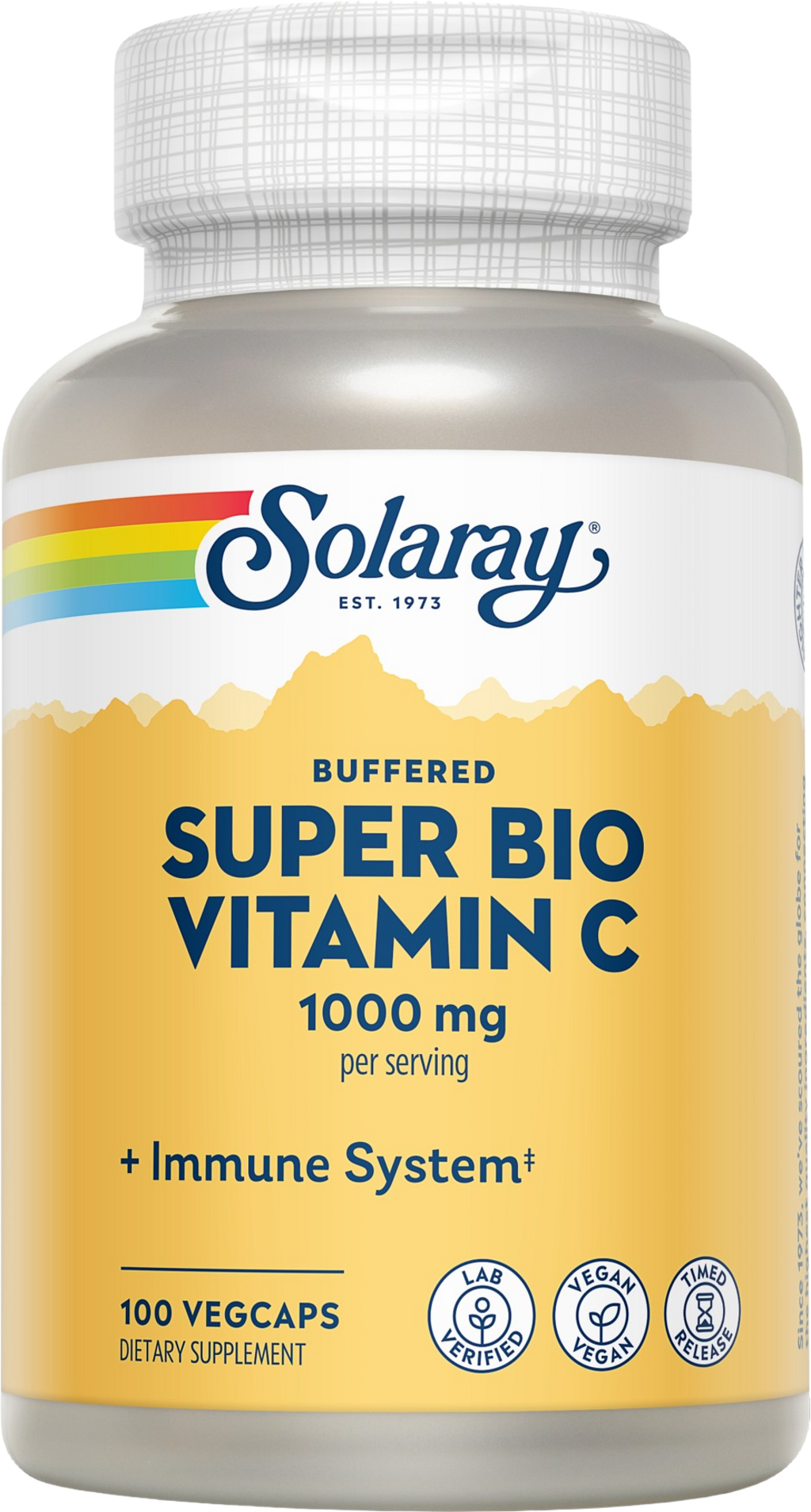 Solaray Organic Super Bio Vitamin C - 100 veg. capsules