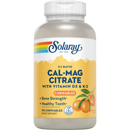 Solaray Cal-Mag Citrate Chewable - 90 Kauwtabletten