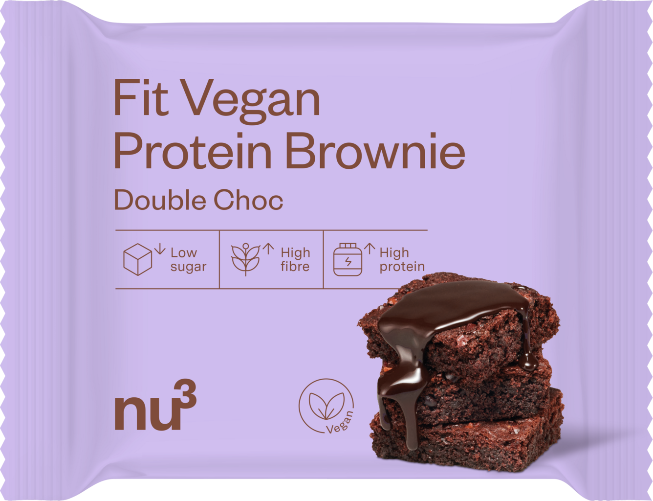 Fit Vegan Protein Brownie, 50 g